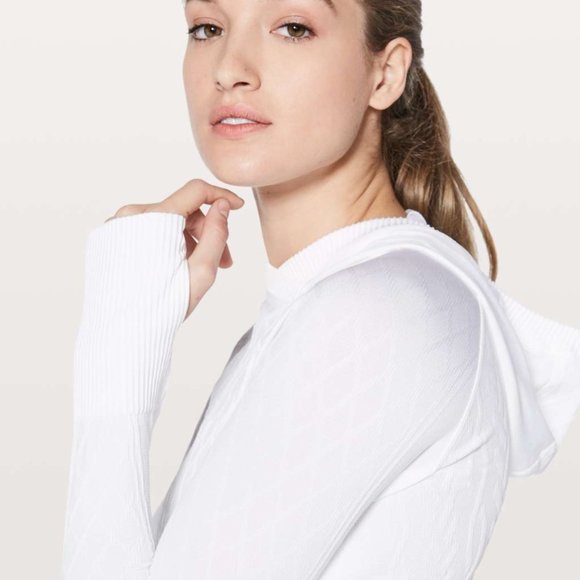 NWOT Lululemon Rest Less Hoodie White - Picture 4 of 11